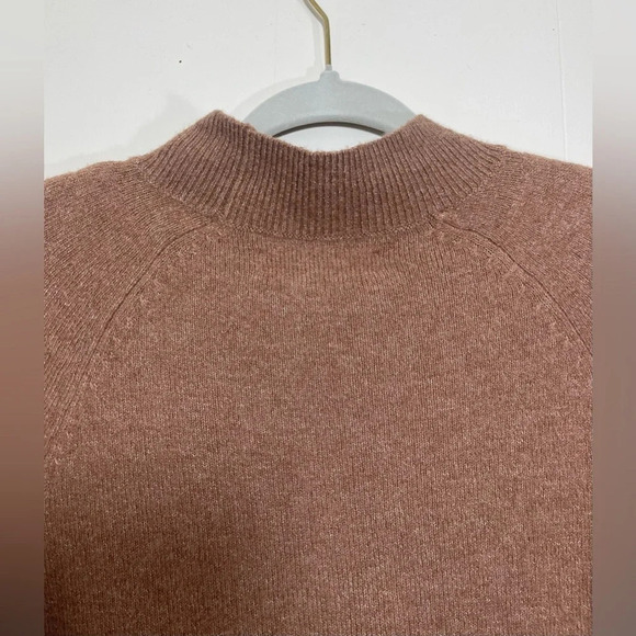 Loft Wool Blend Mock Neck Pullover Long Sleeve Sweater Women’s Size Small Petite - Picture 4 of 10